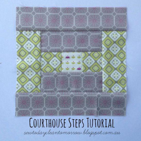 Courthouse Steps Quilt Block Pattern