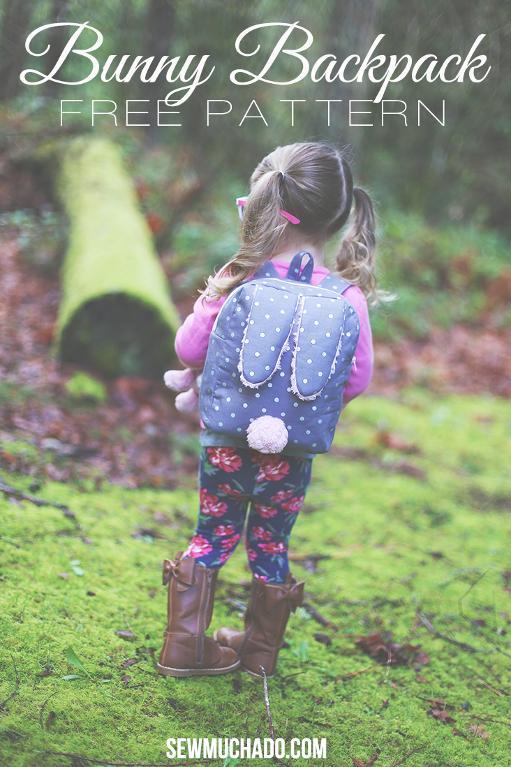 What's cuter than this bunny ear backpack with a bunny tail?
