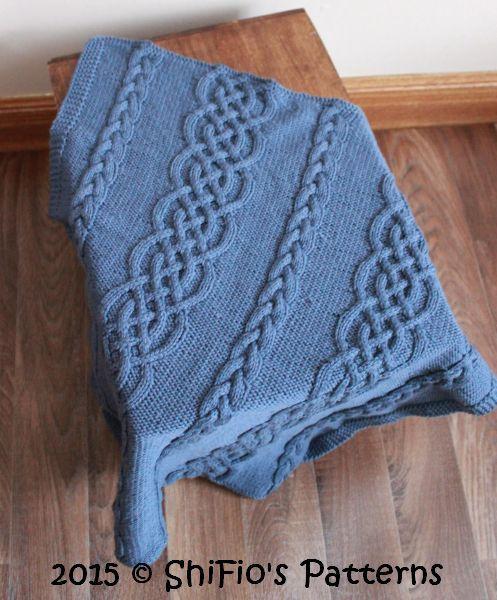 Celtic Cable Afghan FREE Knitting Pattern