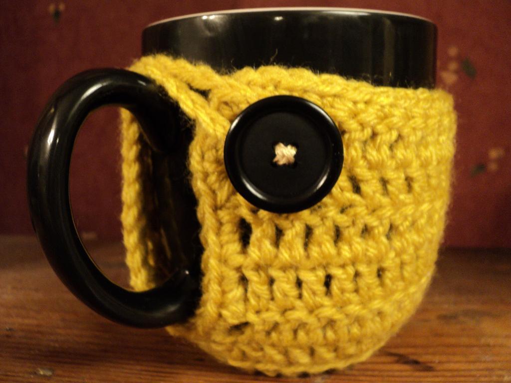mug hugger crochet pattern