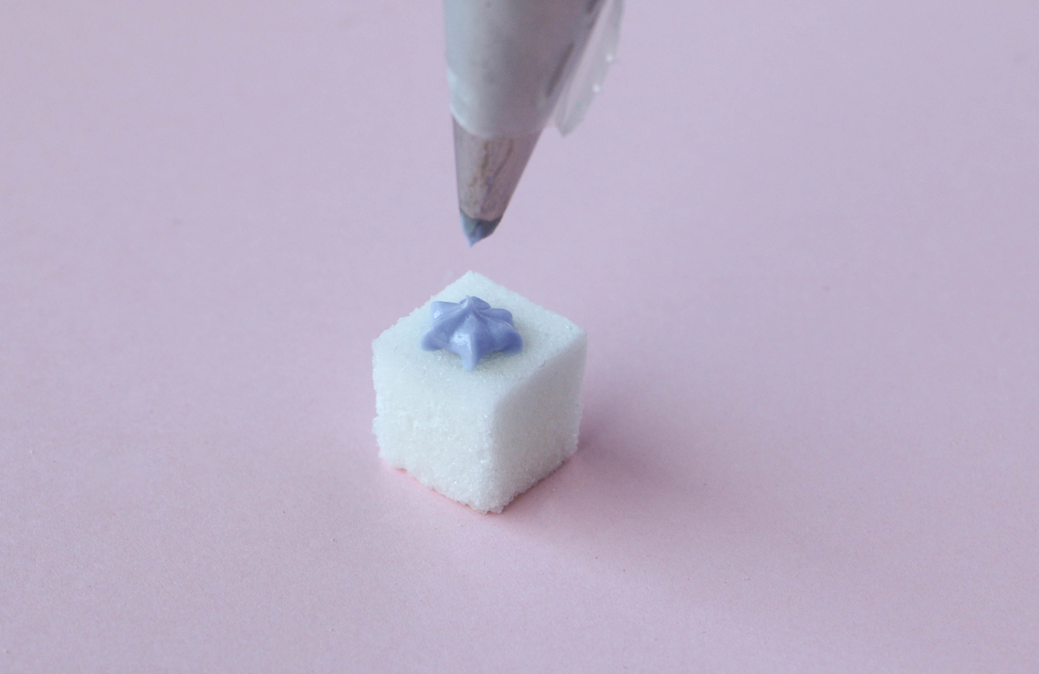 Piping Drop Flowers on Sugar Cubes | Erin Gardner