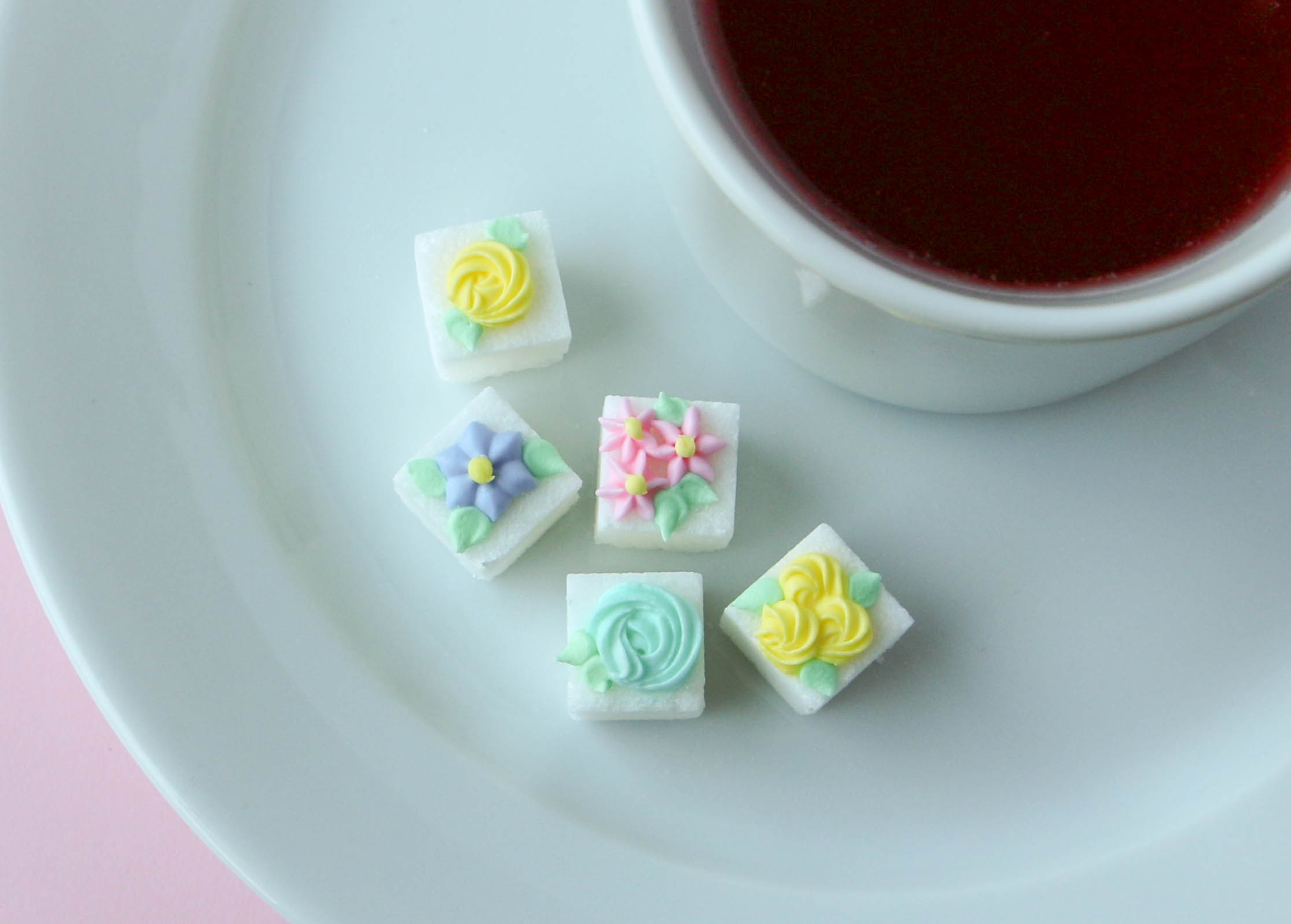 Sugar Cubes Decorated With Royal Icing | Erin Gardner