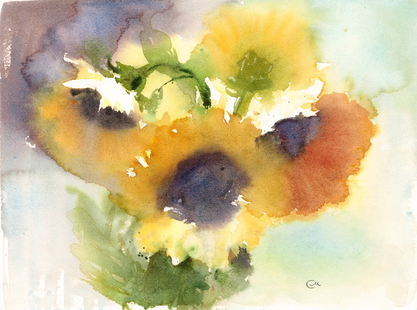 Watercolor Blooms - Flowers
