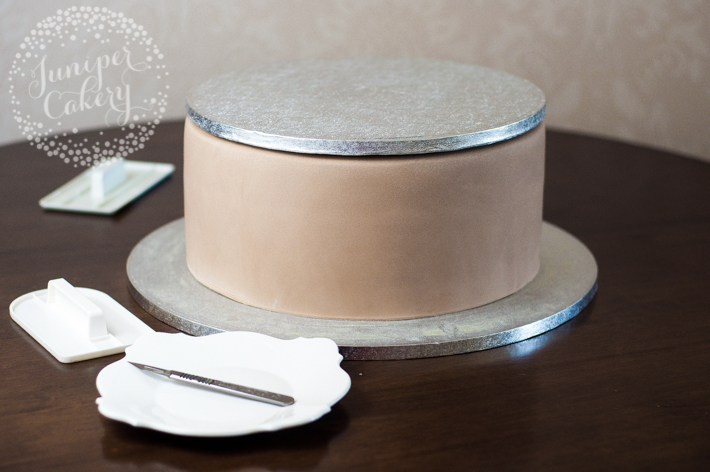 Tutorial for a tree bark cake