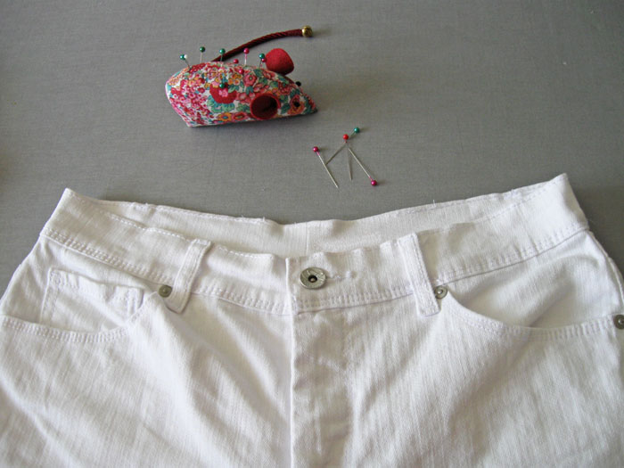 How to Alter Jeans Waistband