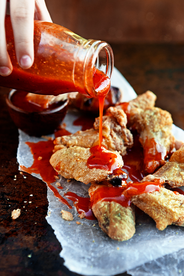 Baked chicken wings