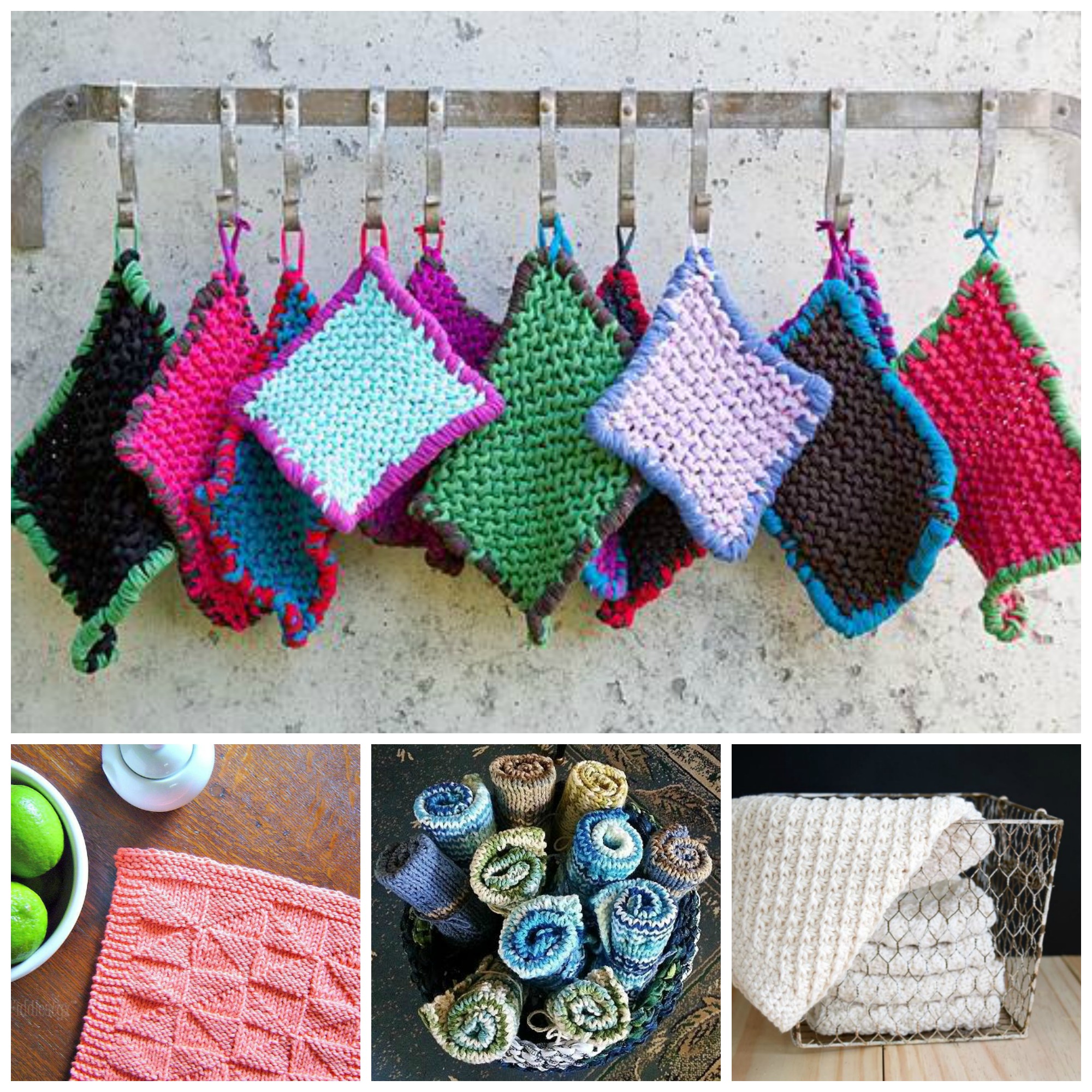 Dishcloth Collage