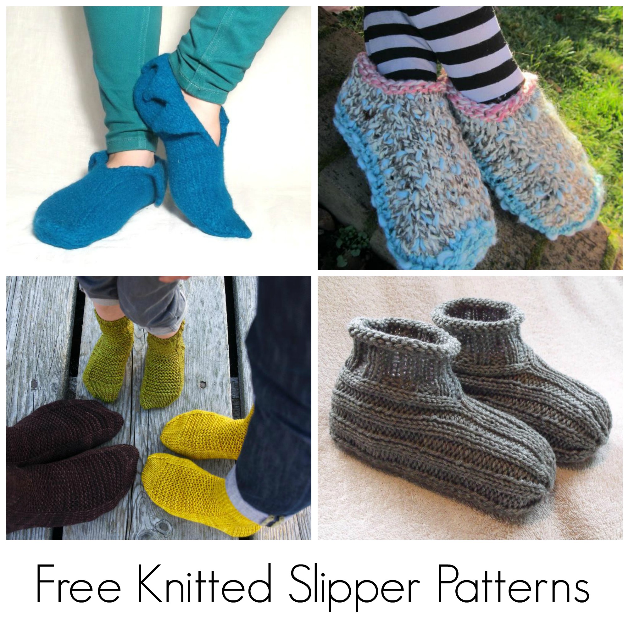 Free Knitted Slipper Patterns