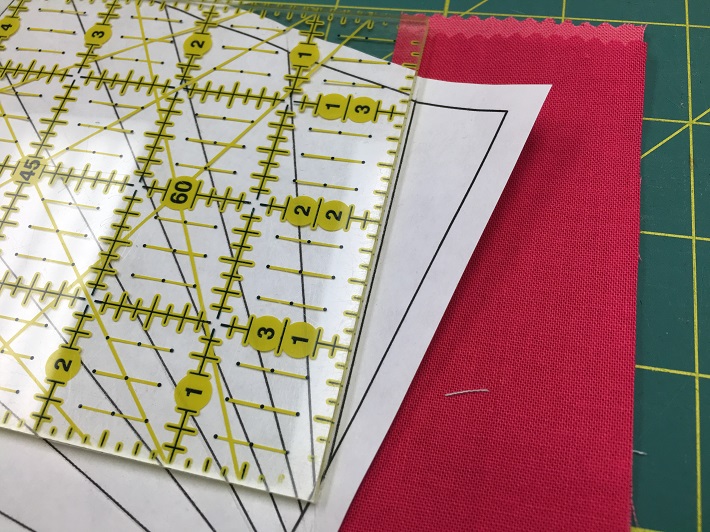Placement of first two fabrics