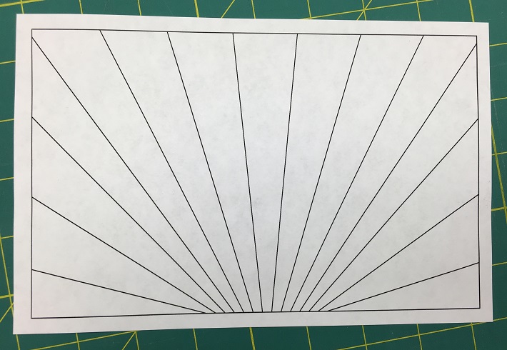 Rainbow Paper Piecing Pattern