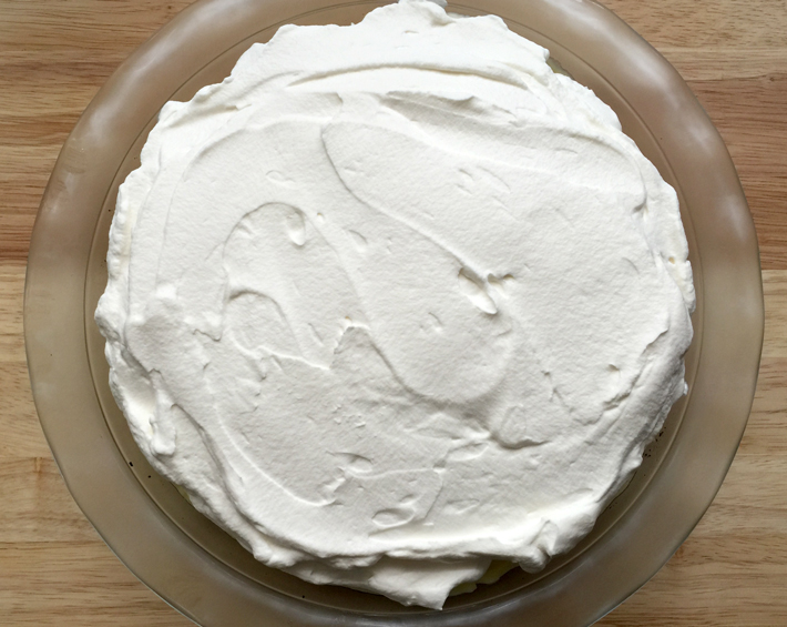 spread whipped cream