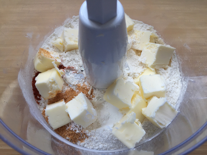 add butter to flour mixture