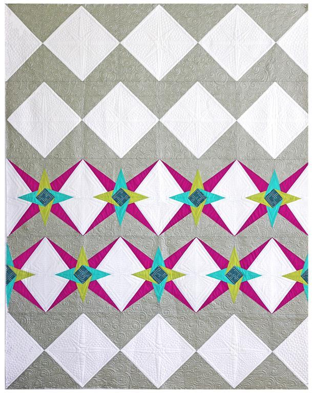 Chevron Star quilt via Craftsy member Freshly Pieced