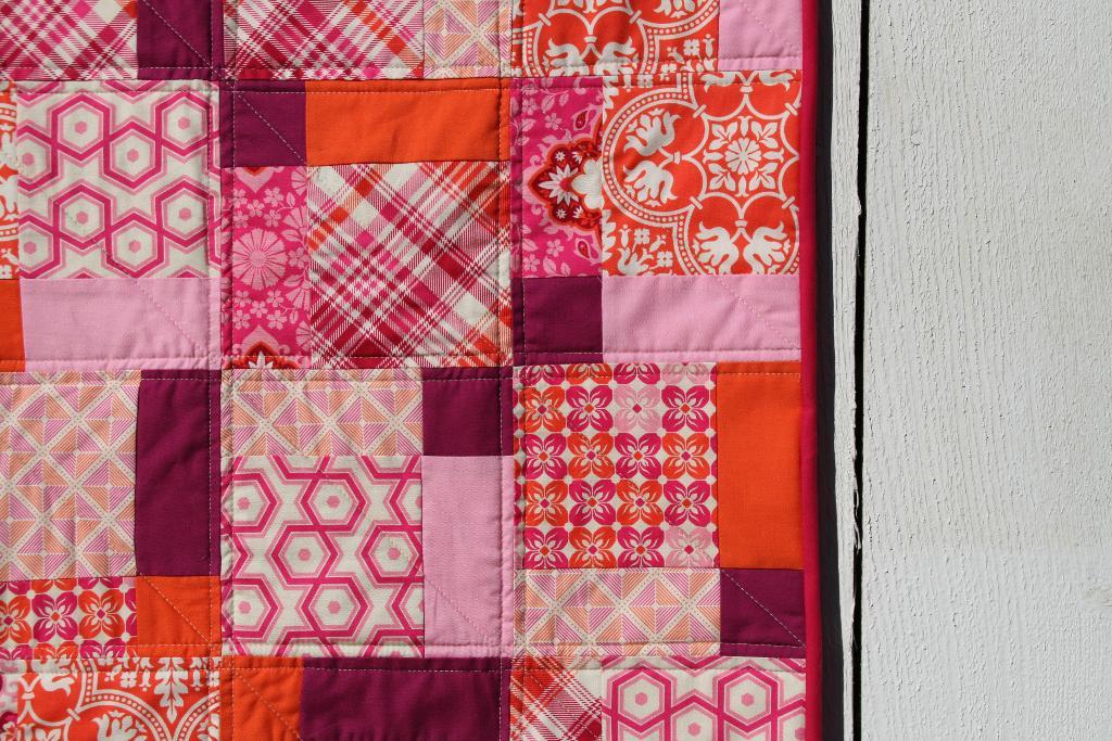 Disappearing 9 Patch Baby Quilt