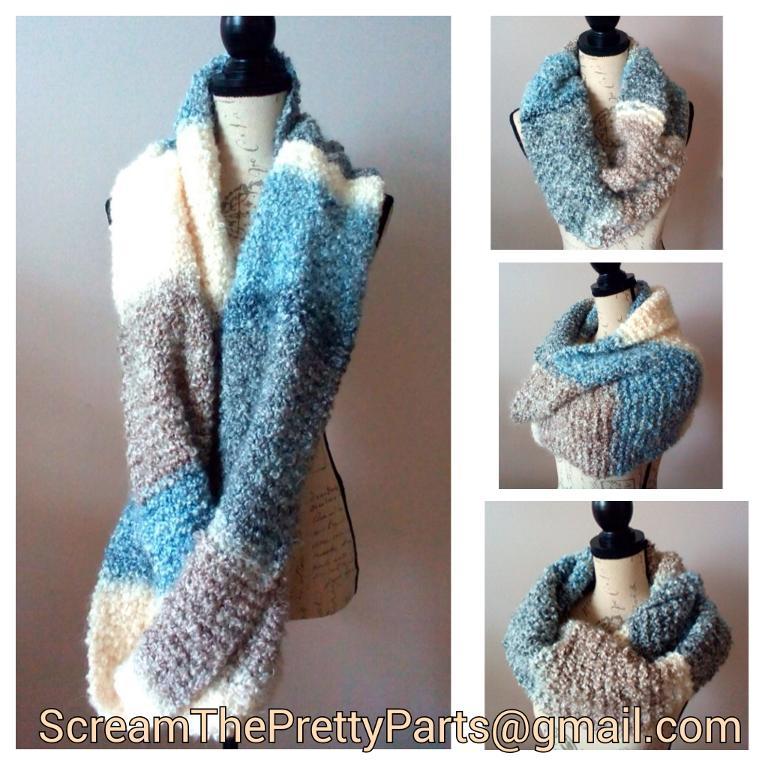 Waterfall FREE Scarf Knitting Pattern