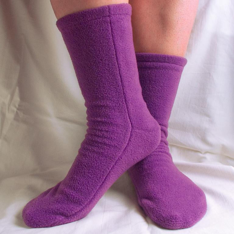 Fleece Socks Sewing Pattern