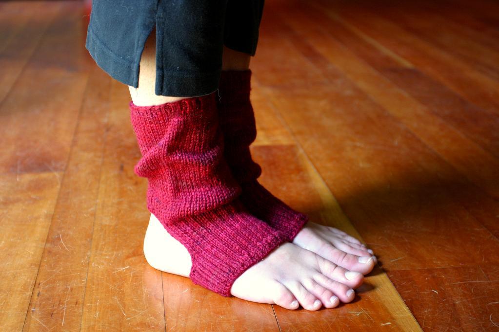 Yoga Socks Knitting Pattern