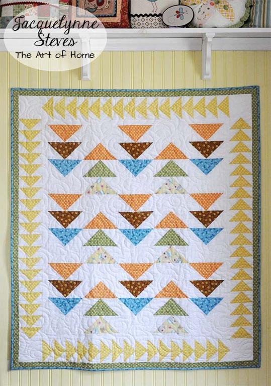 Peaceful Pastimes Flying Geese Quilt