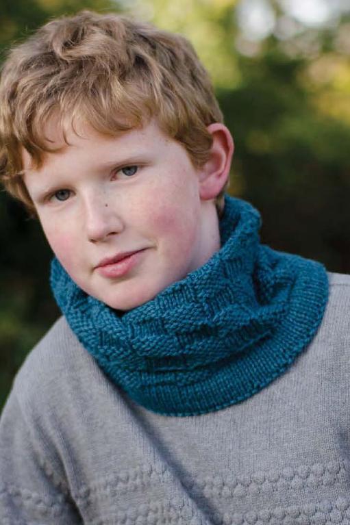 Checkers Moebius Cowl Knitting Pattern