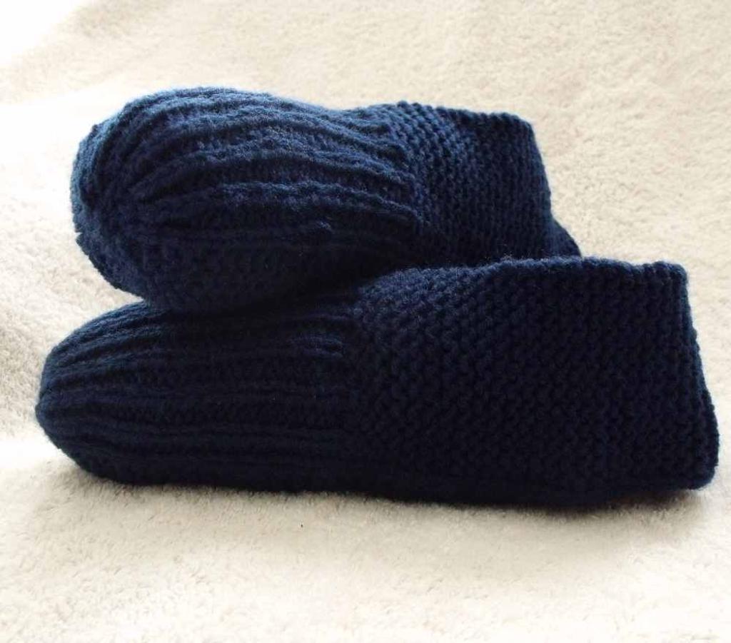 Free Slipper Knitting Pattern