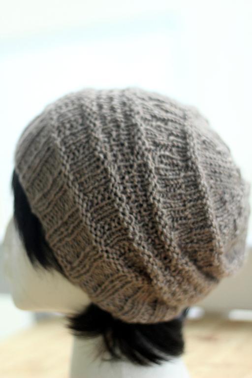 Violet Beanie FREE Knitting Pattern