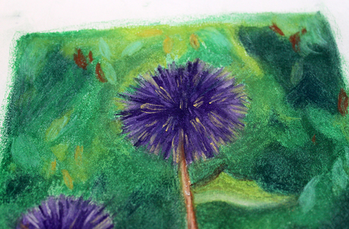 Finished pastel painting