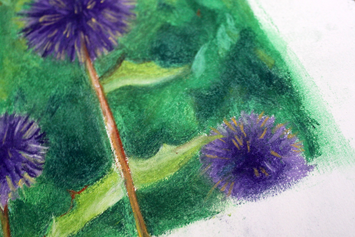 Finished pastel painting