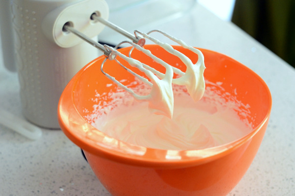 Making No-Cook Cream for Homemade Tiramisu