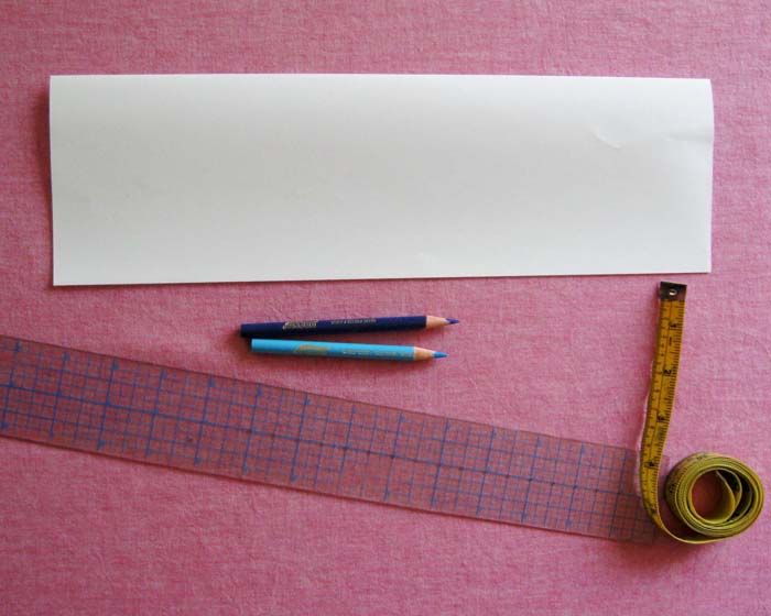 collect paper and ruler