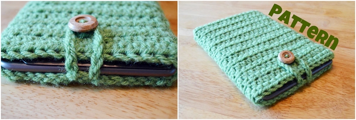 Crochet book cover ebook sleeve