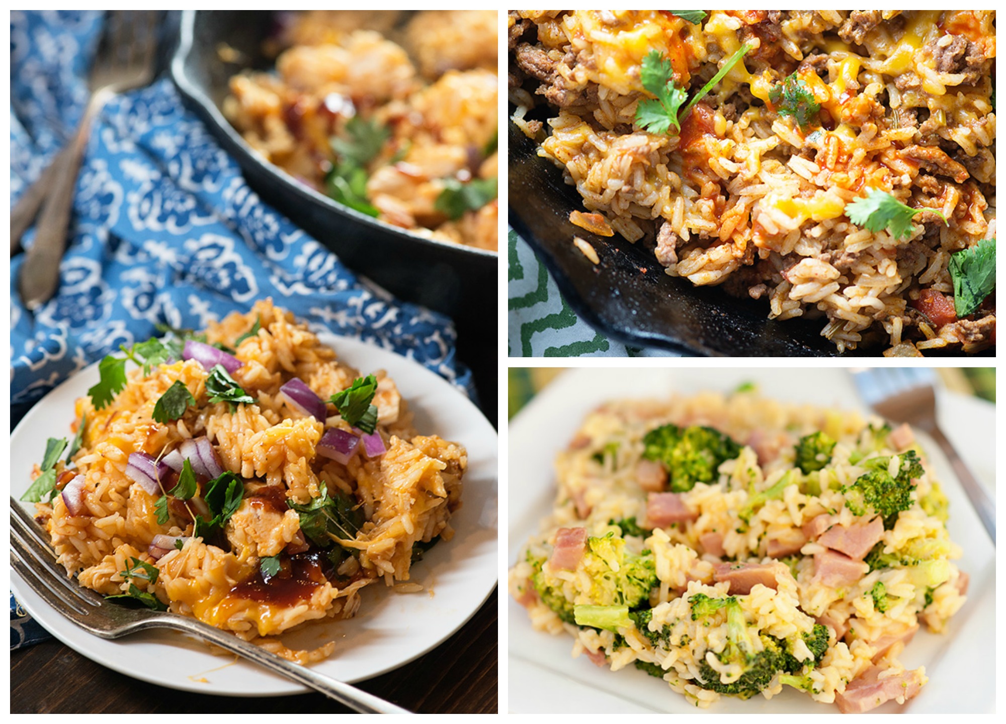 Recipes with Rice Rice Dinner Collage