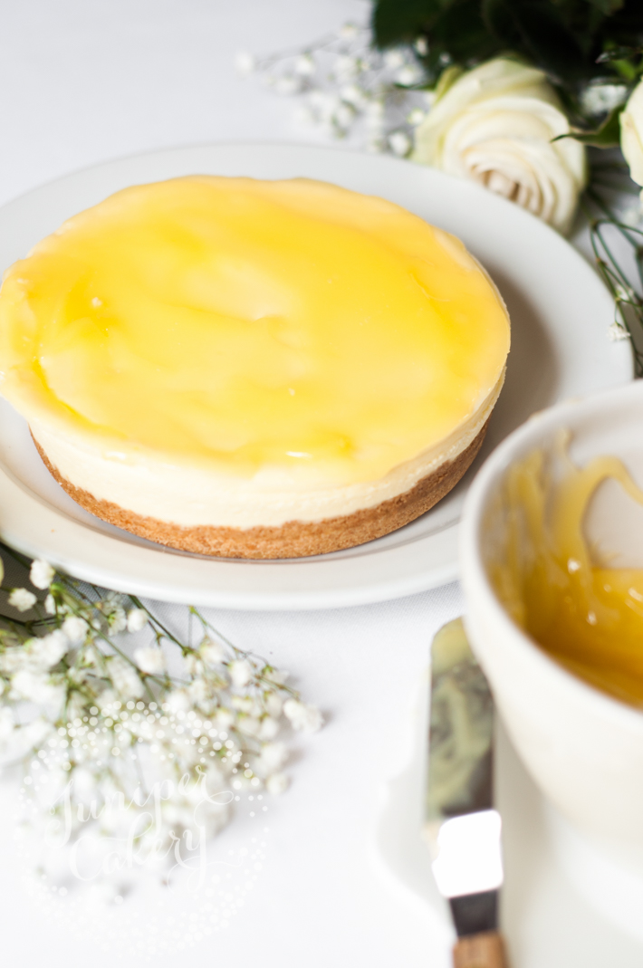 Smooth curd or jam onto a cheesecake for instant flavor and decoration