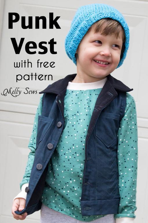 Punk Vest FREE Sewing Pattern