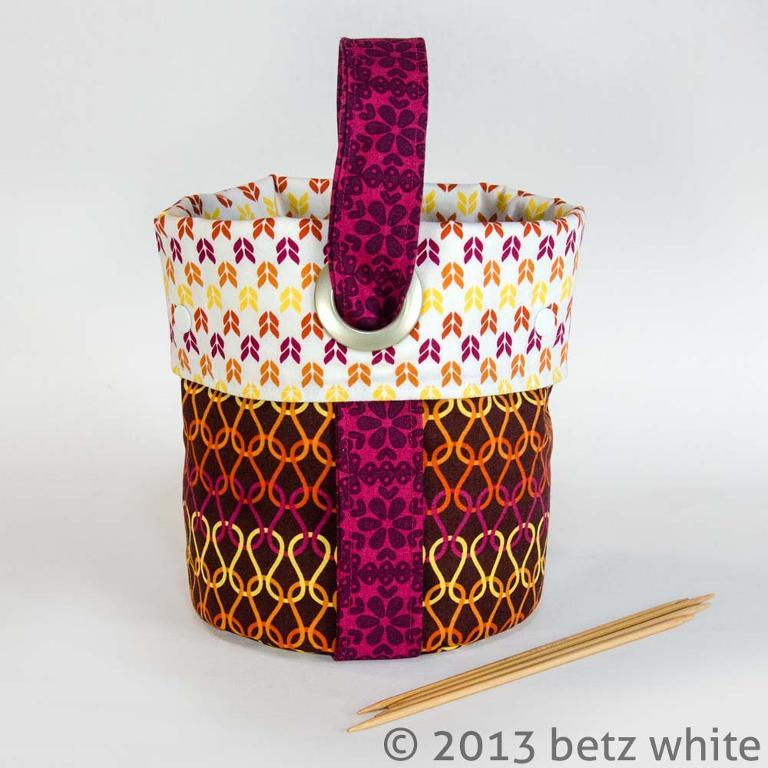 Stitch and Stash Project Bag Sewing Pattern