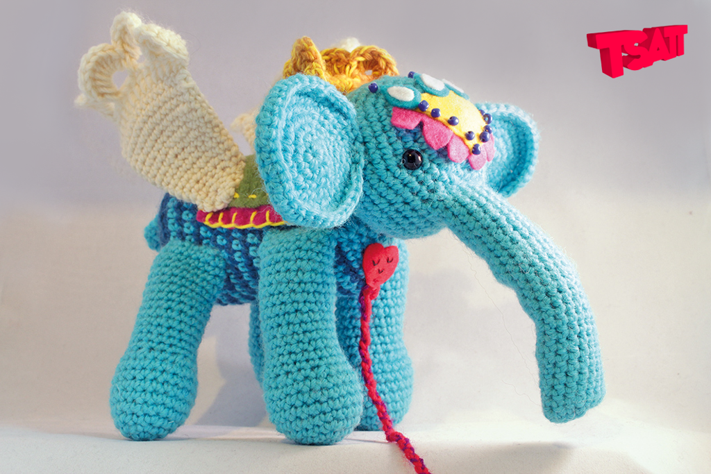 Amigurumi Winged Elephant Crochet Pattern