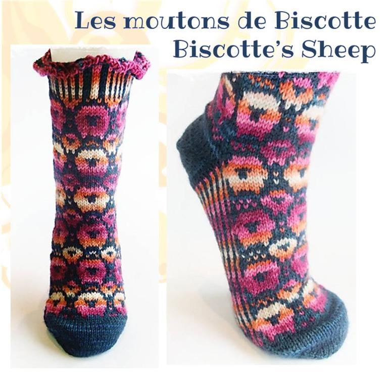 Sheep Socks Free Knitting Pattern