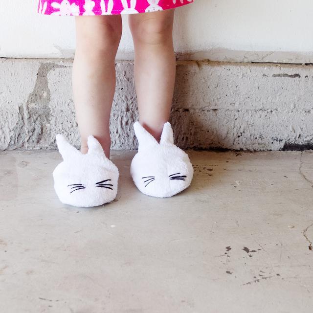 Bunny Slippers FREE Sewing Pattern