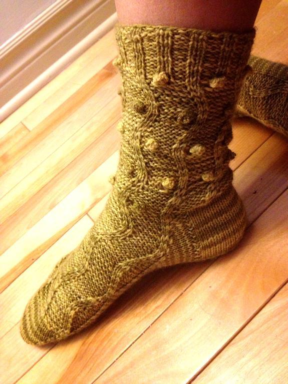 Alligator Socks FREE Knitting Pattern