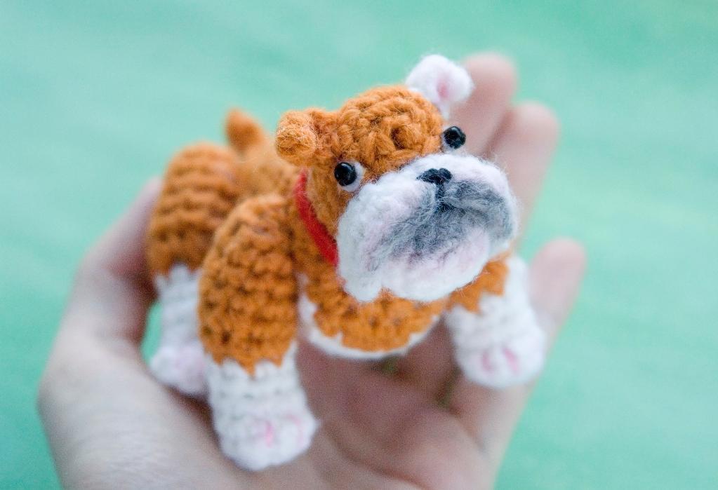 Bulldog Amigurumi Crochet Pattern