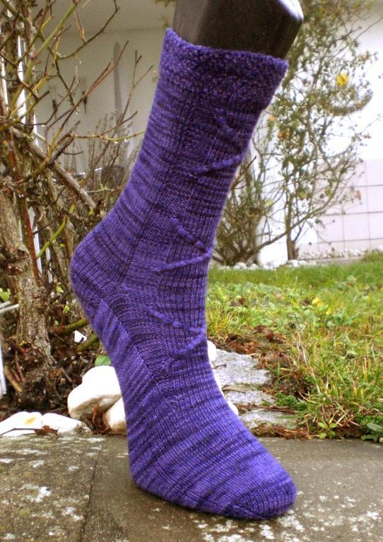 Swatching Socks Free Knitting Pattern