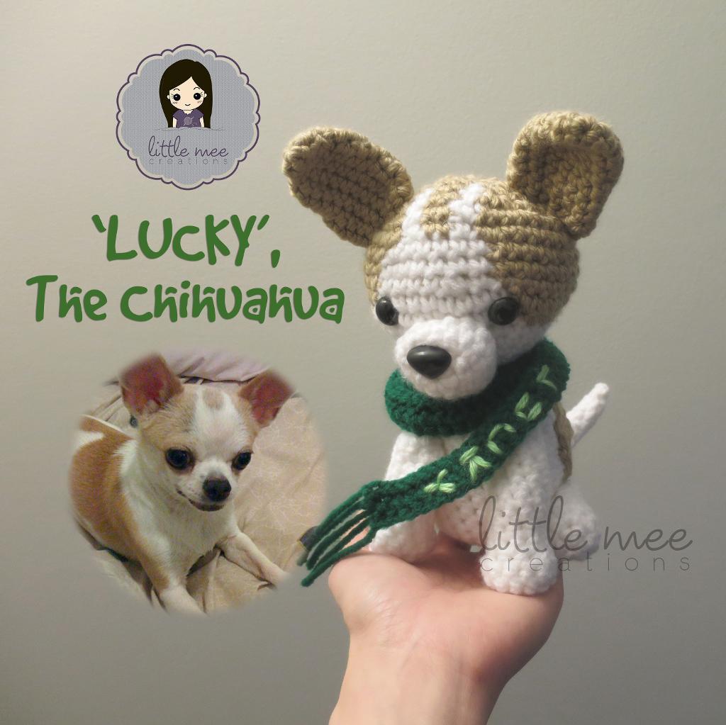  'Lucky', the Chihuahua Dog Amigurumi