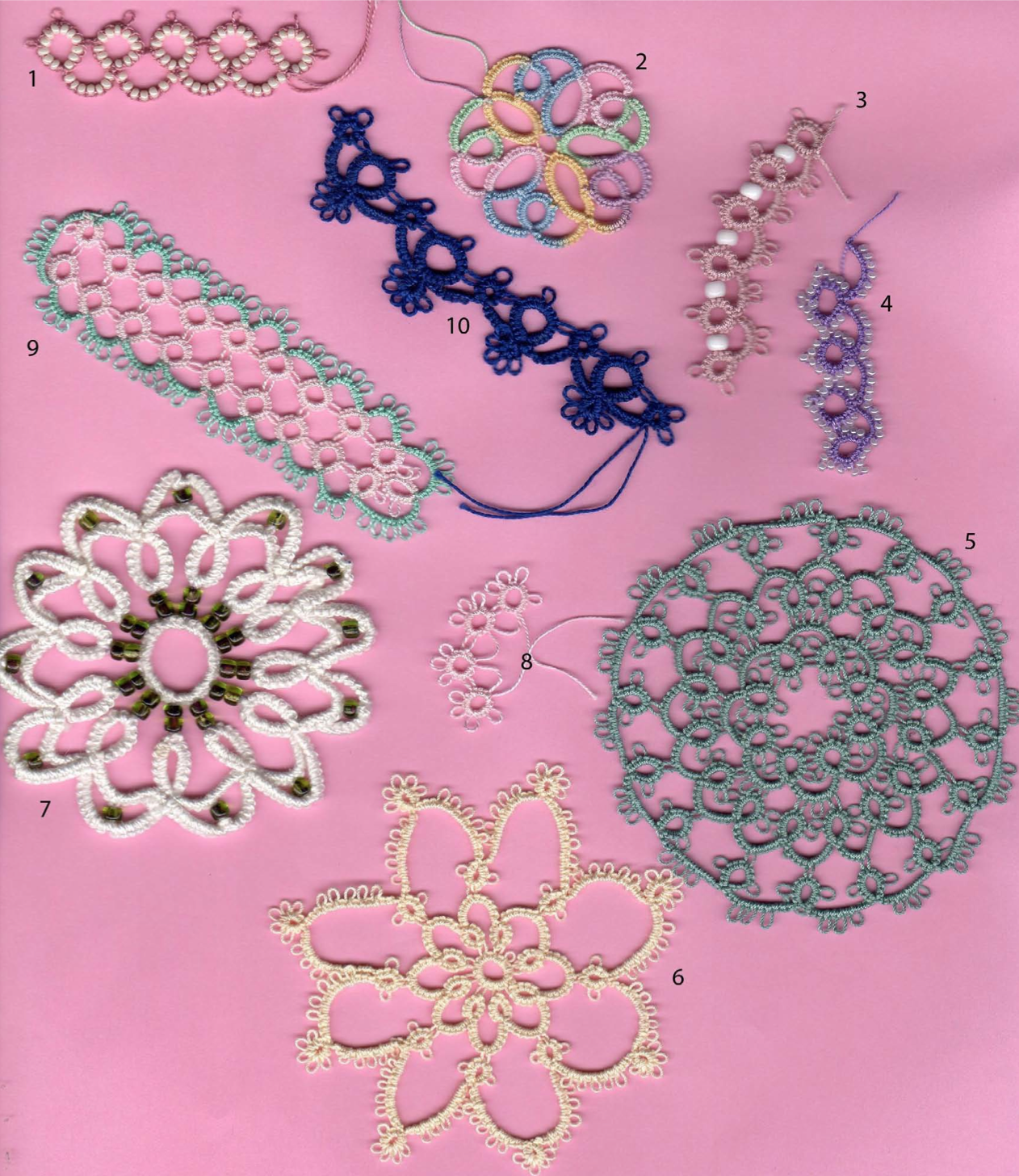 Tatting flowers | Crafty nook