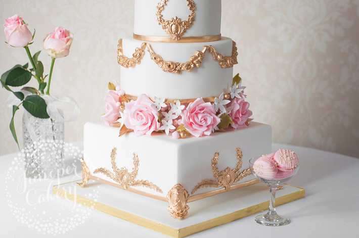 Create a fake cake stand effect for stunning wedding designs with this tutorial