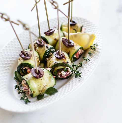 Roll Up a Great Appetizer With This Grilled Zucchini Recipe