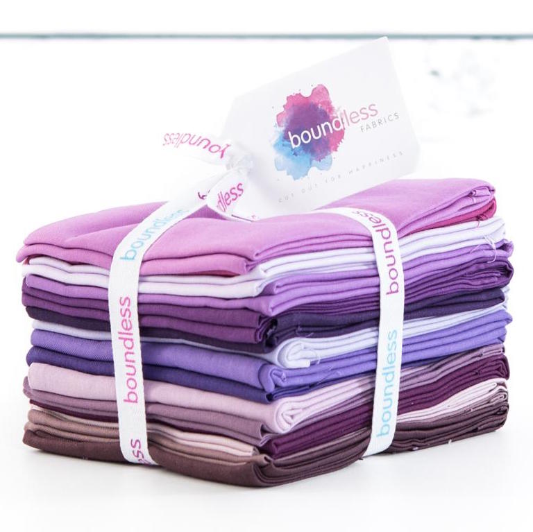 Boundless Solids Purple Passion Precut Fabric