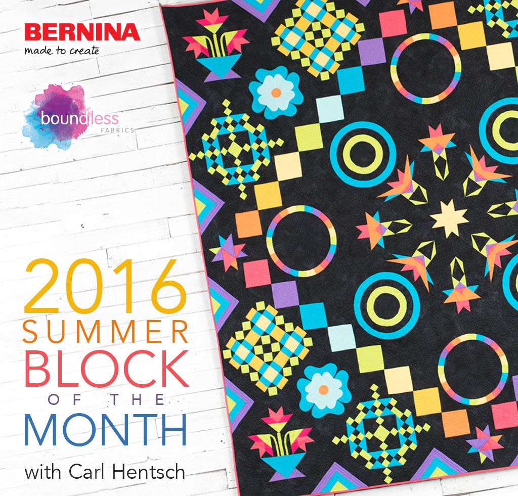 2016 Summer Block of the Month on Craftsy