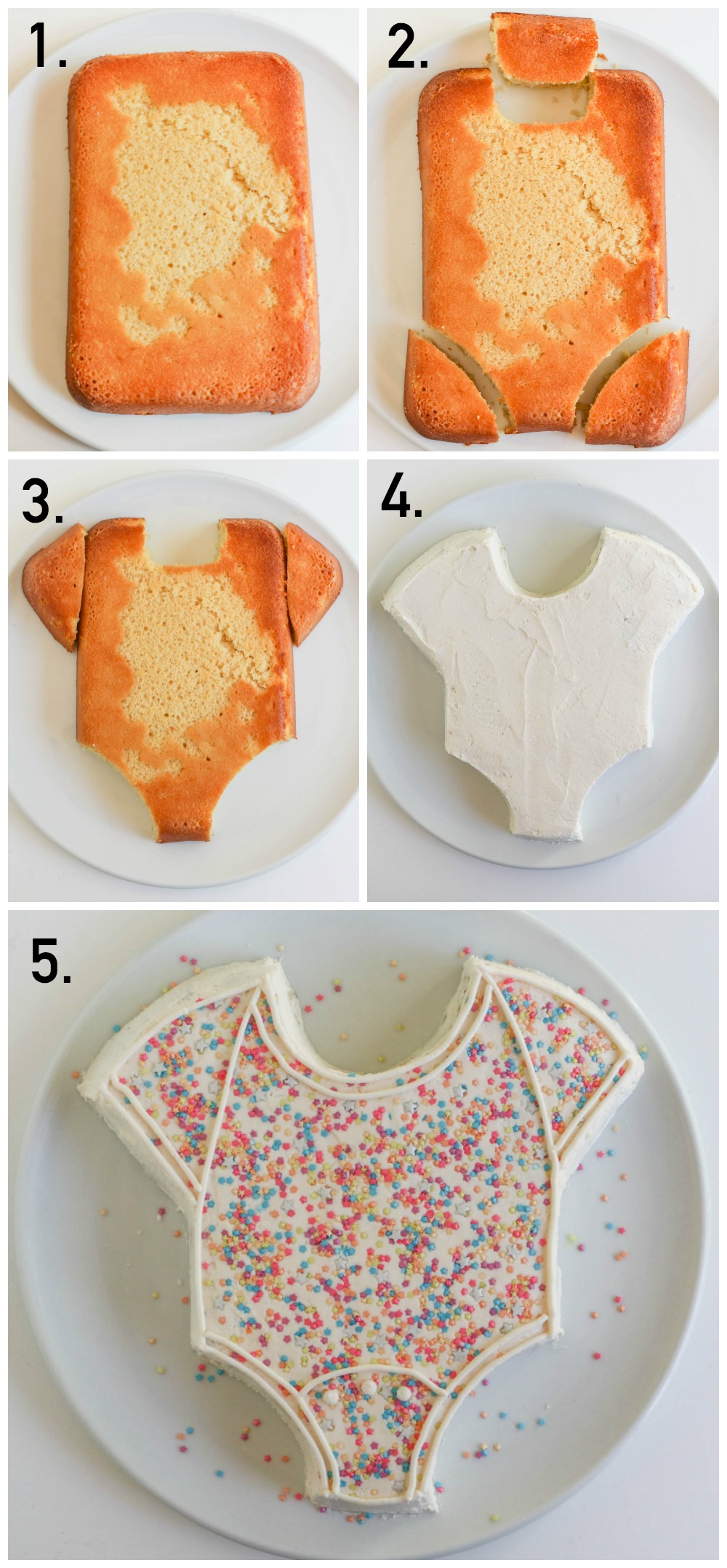 Easy Onesie Cake