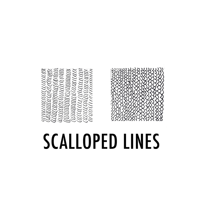 Scallop lines