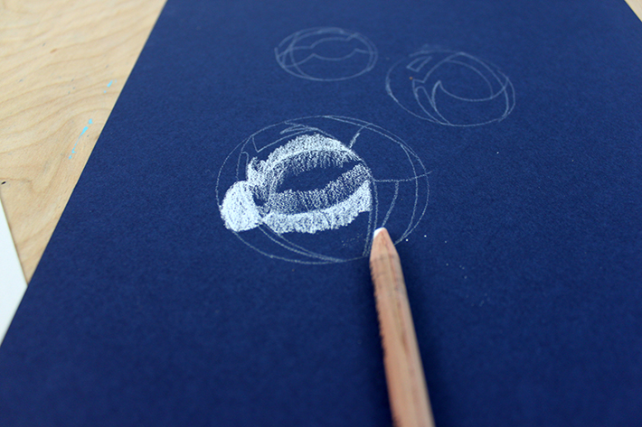 Starting to color bubbles
