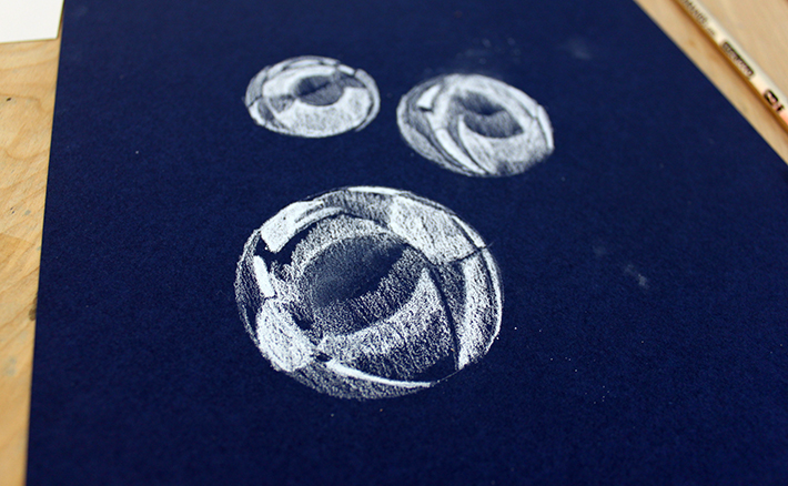 Bubbles completely shaded